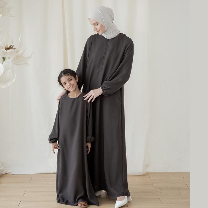 Sada Kids by Aska Label - Gamis anak wanita basic polos Terlaris