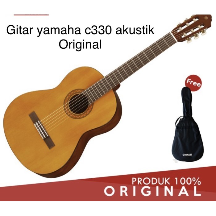 Gitar Guitar YAMAHA AKUSTIK C330 /C330A ORIGINAL +softcase+pick gitar