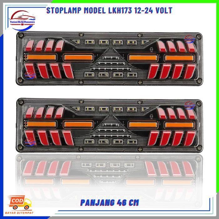 Lampu Variasi Stoplamp Stop Lamp Rem Sein Belakang Variasi Aksesoris Mobil Canter Fuso Truk Truck 12