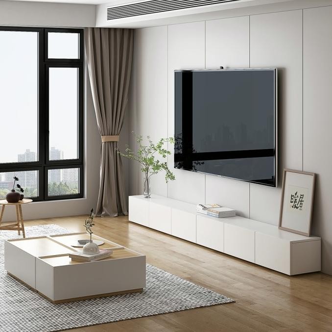 Meja TV 240CM / Meja TV Gantung / IKEA BEST Identik / Kabinet TV / Meja TV Minimalis / Meja TV Minim