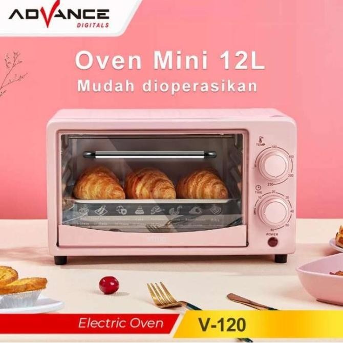 ADVANCE  Oven Listrik Votre V120 Pemanggang 12 Liter  Garansi Resmi