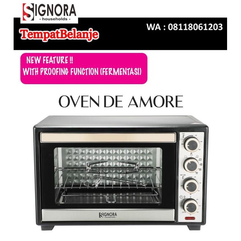 Signora Oven De Amore 38liter 38lt lt listrik
