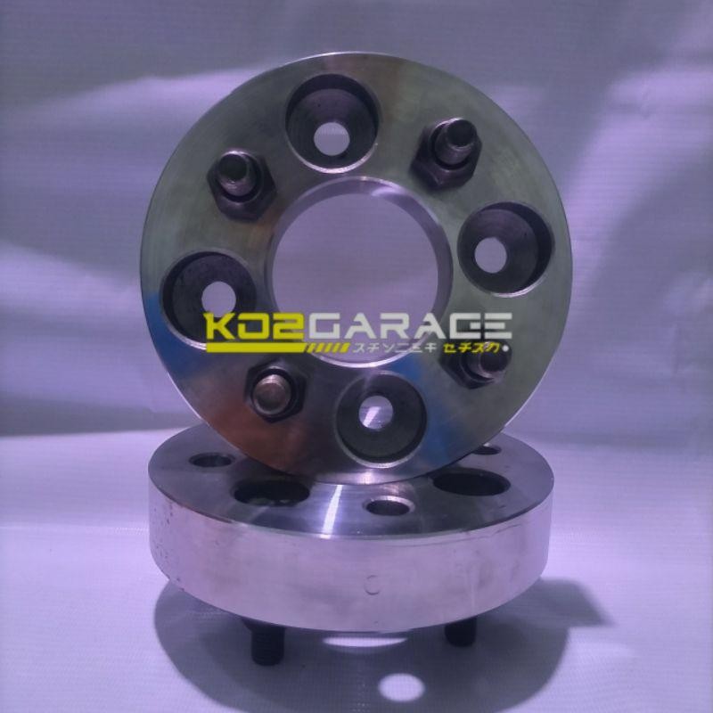 Adaptor Velg Rubah Pcd H4X108 Ke H4X100 / H4X114.3 Tebal 1,5 Cm - 3 Cm Peugeot Ke Jazz Brio/Maestro 