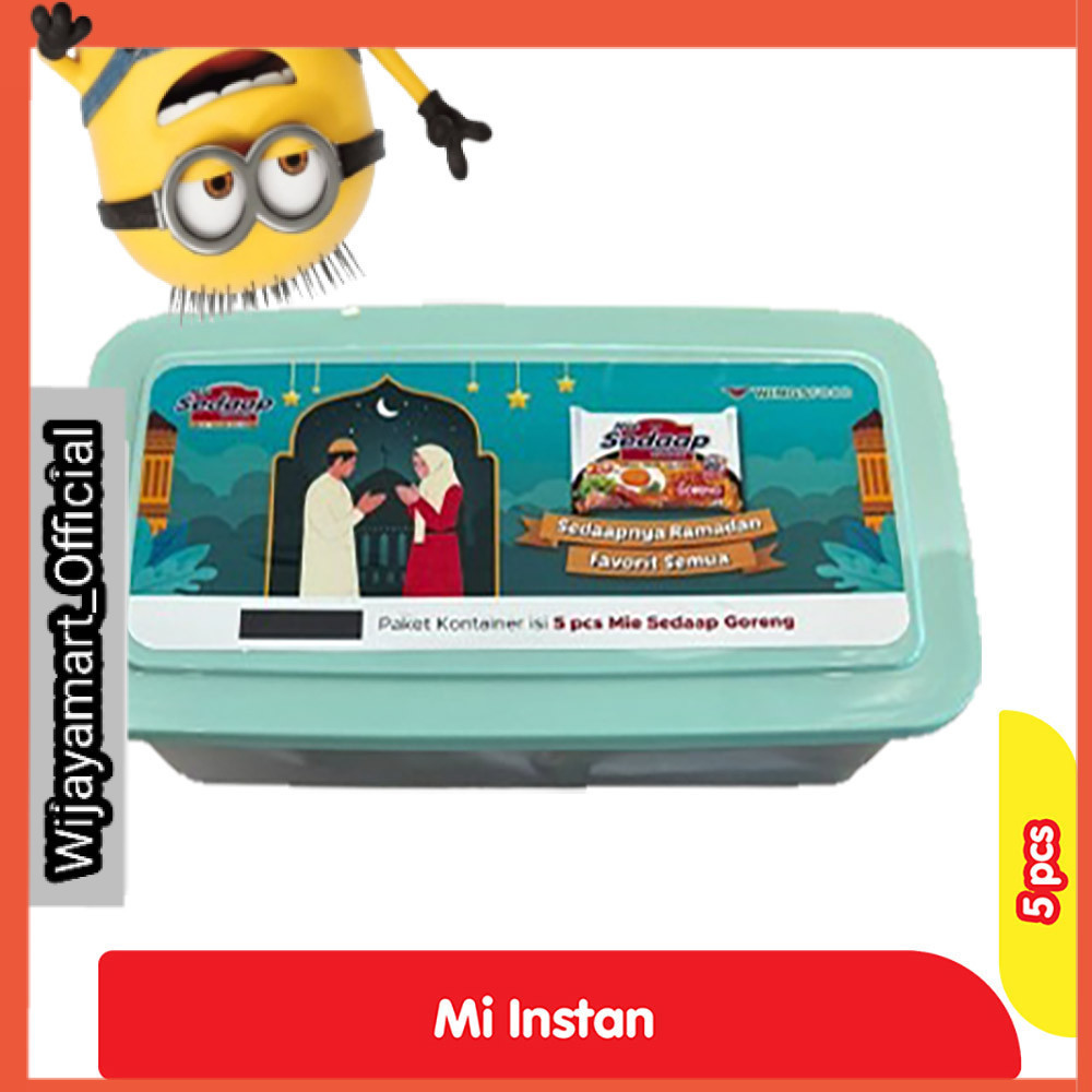 

Sedaap Mi Instan Goreng Paket Box Container isi 5 pcs