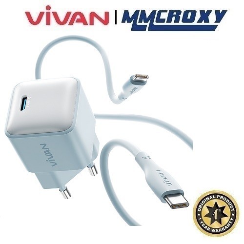 

SALE TERLARIS VIVAN POWER ICE 30 ADAPTER CHARGER USB-C FAST CHARGING 30W CHARGING KIT READYY
