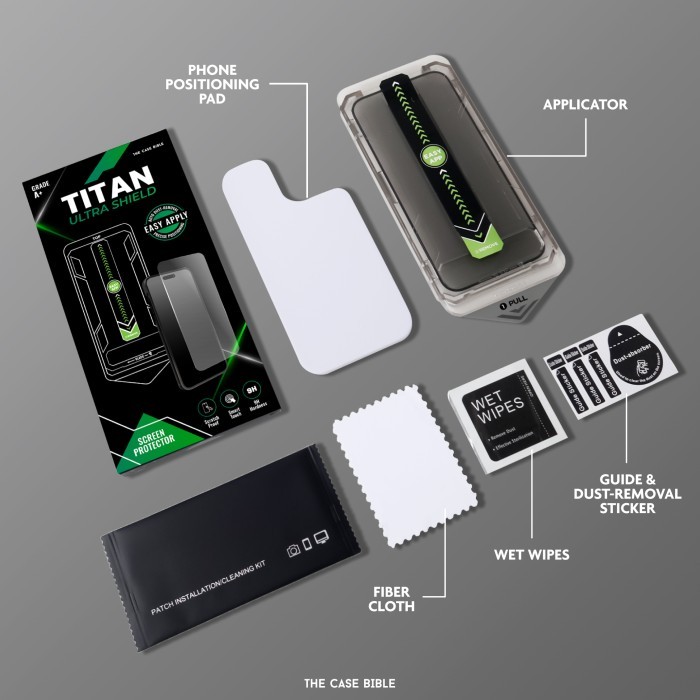 

SALE TERLARIS TITAN TEMPERED GLASS CLEAR/PRIVACY GLOSSY AUTO APPLY ALIGN SCREEN PROTECTOR ANTI GORES