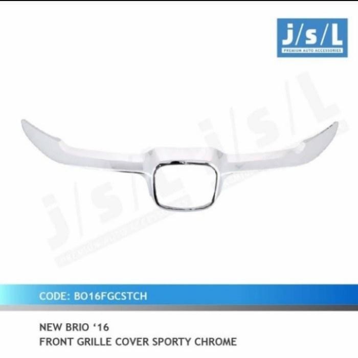 Terbaru Grill Bumper Depan New Brio 2016 -2017 Chrome