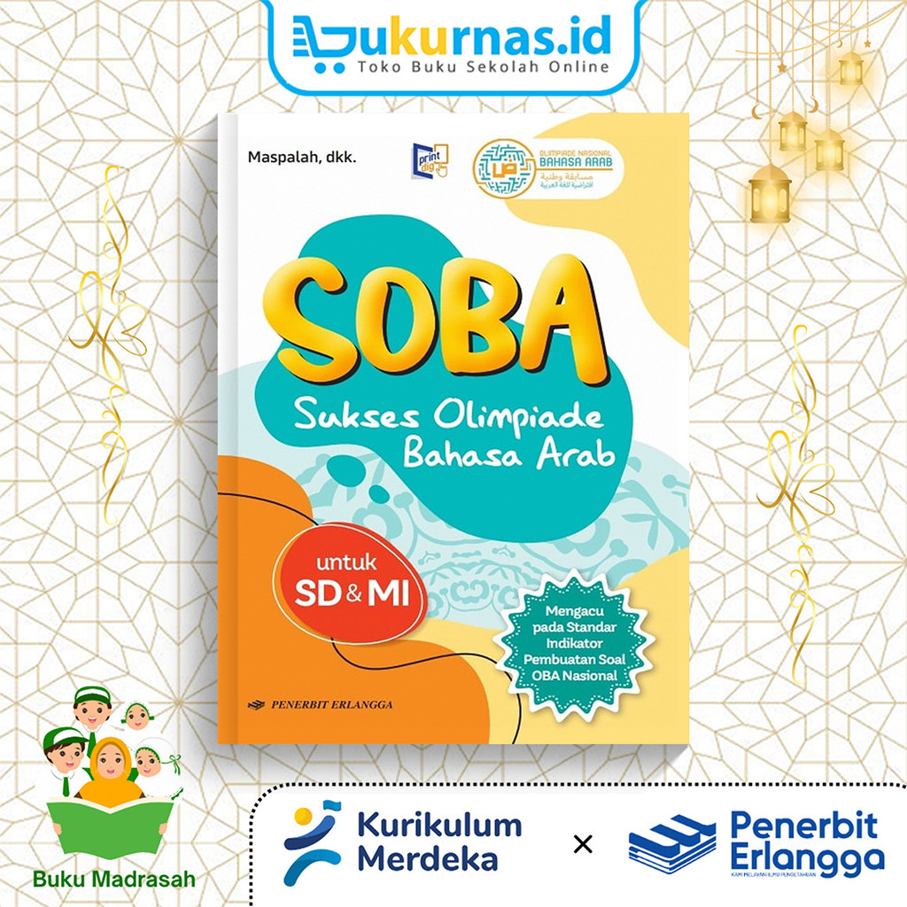 Buku SOBA : Sukses Olimpiade Bahasa Arab SD/MI - Erlangga