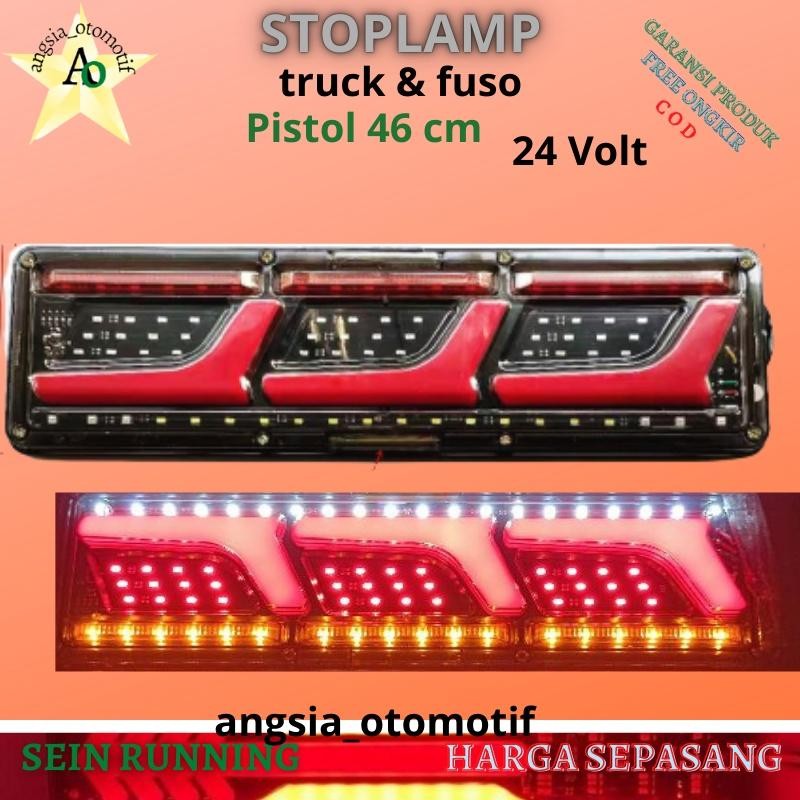 Lampu Variasi Mobil Truk 24 Volt Stop Lamp Truk 24Volt Variasi Lampu Rem Belakang Led Truk Lampu Led