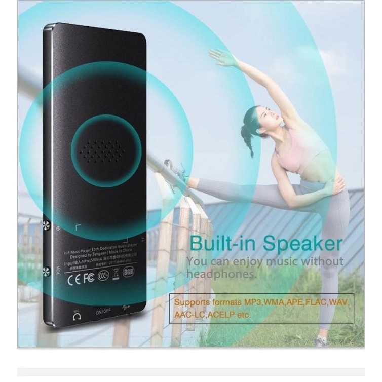 Murah Redant Mp3 Player Digital Audio Player Bluetooth Touchscreen 8Gb - X3