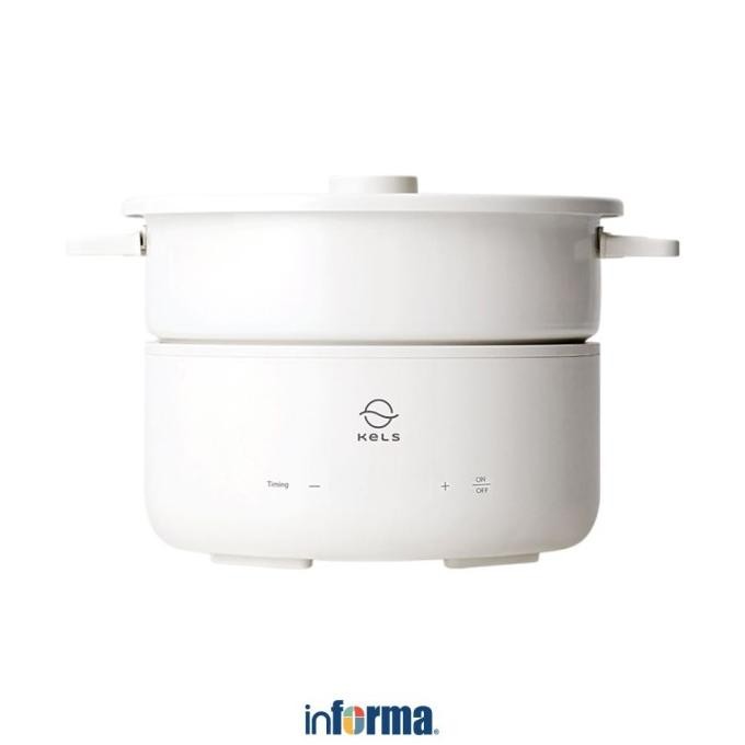 Informa Kels 3 ltr Owny Panci Elektrik Multifungsi - Putih Multifunction Electric Pan Kuali Pot List