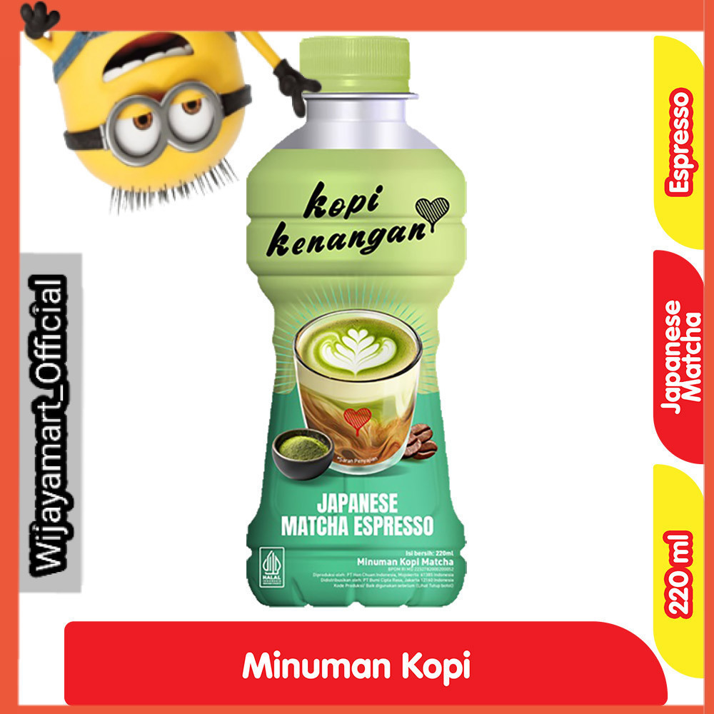 

Kopi Kenangan Minuman Kopi Japanese Matcha Espresso 220 ml