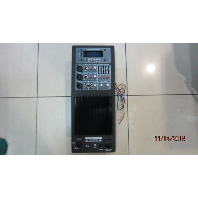 TERBARU Mesin Kit Power Aktif + Eq Usb Box Monitor / Kodok 12 Atau 15 Inch