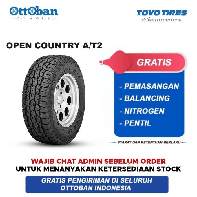 Toyo Tires Open Country A/T2 P 265 65 R18 112S BL TL Ban Mobil