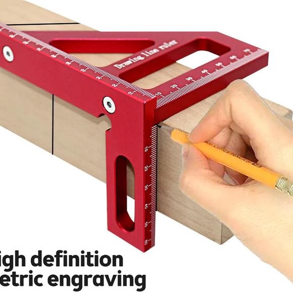 

Ggari Iu Egita Iu Alunium Multiangle Woodworing Ruler