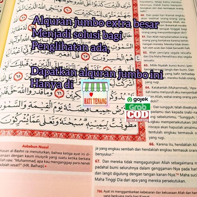 ALQURAN MURAH LANSIA EXTRA BESAR AL QURAN MUSHAF TERJEMAHAN JUMBO A3