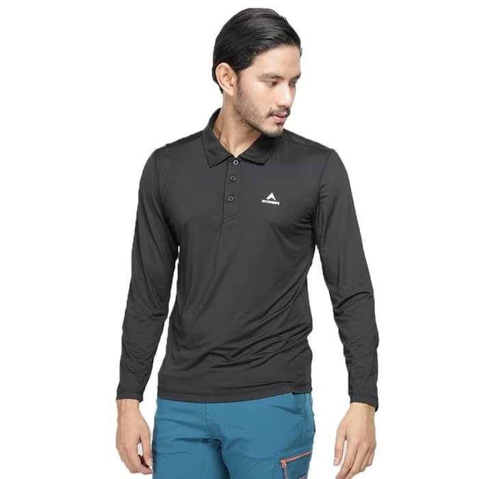 Baju Kaos Eiger 910003871 Trail Finder Polo Shirt - Black