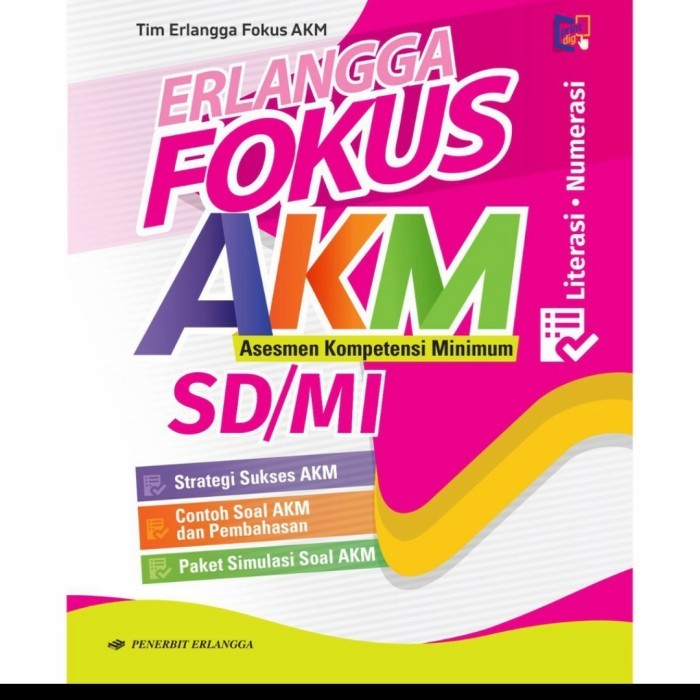 

DISKON BUKU LATIHAN SOAL UJIAN SEKOLAH / SD FOKUS AKM ERLANGGA 2021