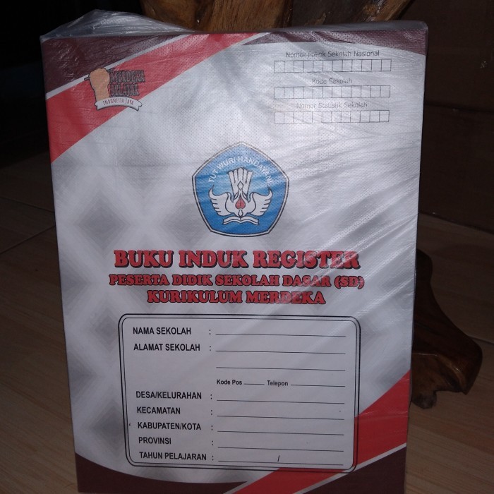 

READY STOK Buku Induk Registet Peserta Didik SD, Kurikulum merdeka