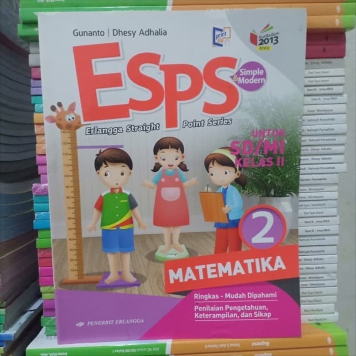 

ORIGINAL PROMO Buku SD ESPS Matematika Kelas 2 Revisi Erlangga