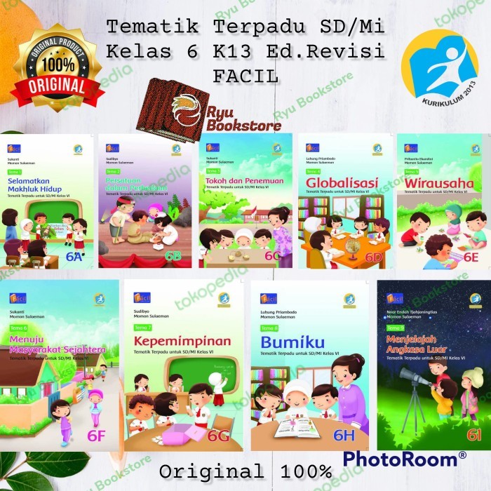 

BISA GOSEND Buku Tematik Kelas 6 SD/Mi Jilid 6a - 6i K13 Ed.Revisi Facil