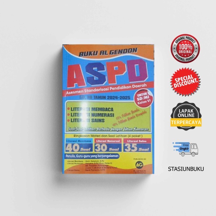 

READY STOK BUKU ASPD ALGENDON AL GENDON 2024 SD/MI