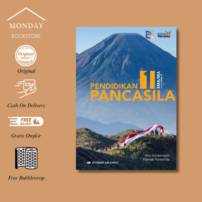 

LANGSUNG KIRIM PENDIDIKAN PANCASILA SMA/MA KLS.10/KM FULL COLOR by PENERBIT ERLANGGA