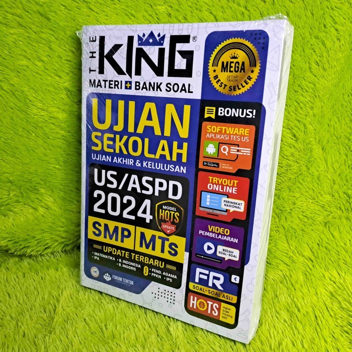 

READY GROSIR Buku SMP : The King Ujian Sekolah US/ASPD SMP MTS 2024