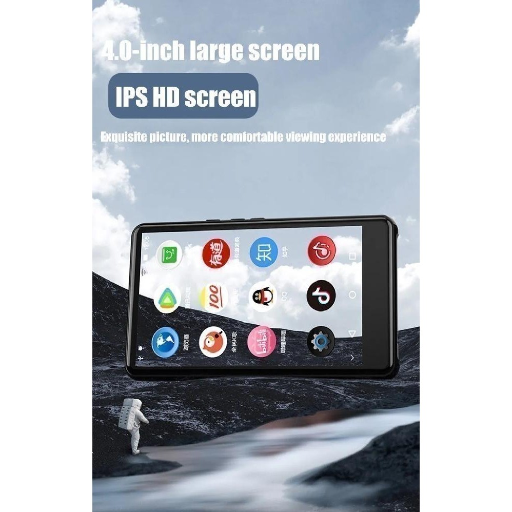 Grosir Ruizu H6 16Gb - Mp3 Mp4 Hd Digital Audio Player - Android 5.1 Support