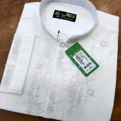 Baju Koko Almia Premium Lengan Panjang/Almia MTPR Original