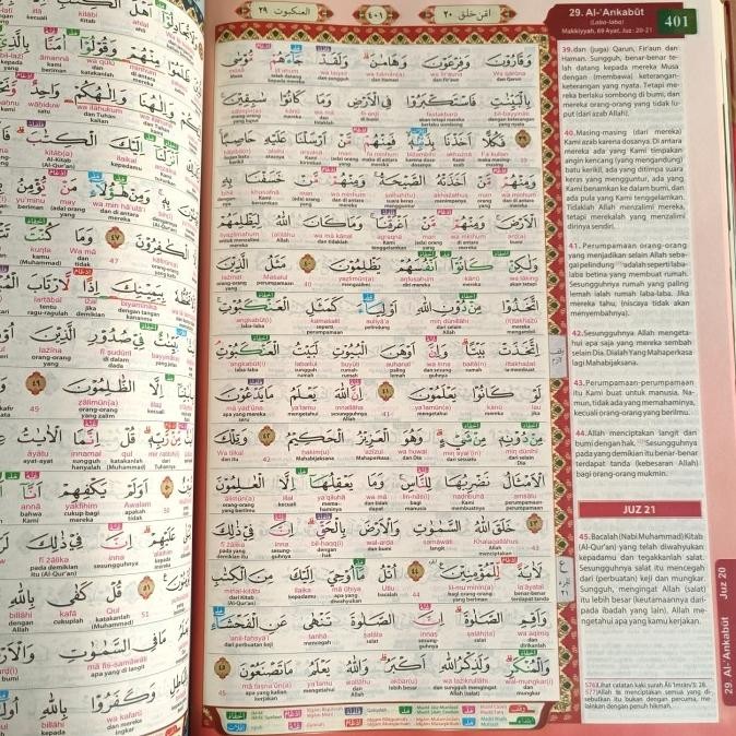 Alquran Asy-Syifa Terjemah Latin Perkata B4, Al-Quran Asy syifa Jumbo