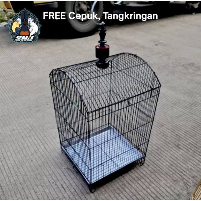 Kandang kotak besi BESI TEBAL sangkar kotak besi gantung