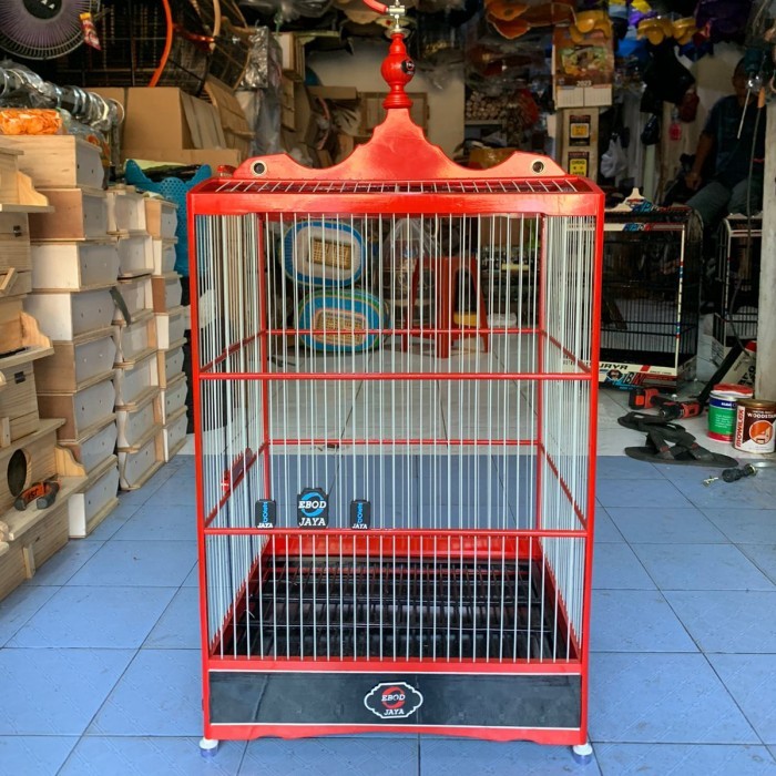 SANGKAR KANDANG KOTAK EBOD JAYA RUJI FIBER 1mm NO 2 dan NO 3