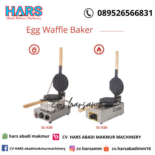 Egg Waffle Baker / Mesin Pembuat Waffle GETRA