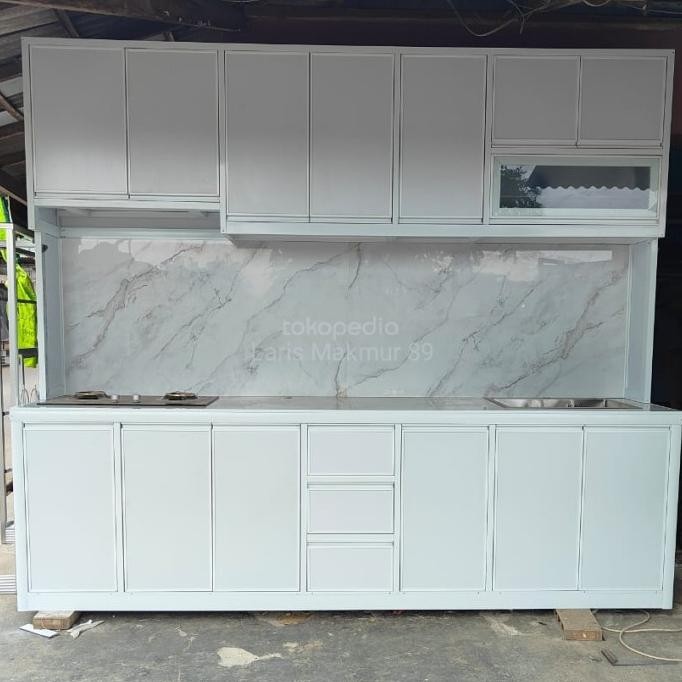 Kitchen Set Minimalis Aluminium / Rak Kompor Dapur / Kitchen Set Dapur Imelda5