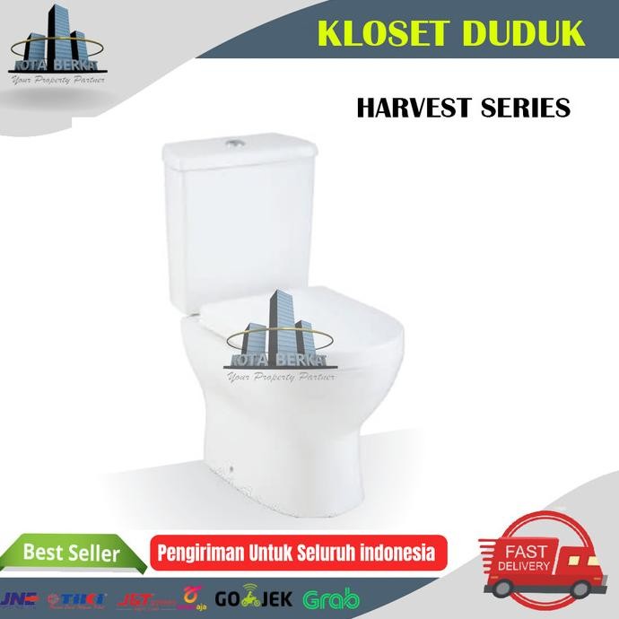 CLOSET DUDUK/ WC DUDUK TRILLIUN WARE HARVEST SERIES