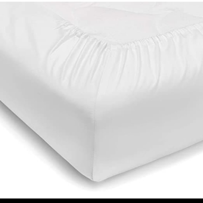 Fitted Sheet/ sprei aja Hotel Putih Microtex LINEN HOTEL dengan karet