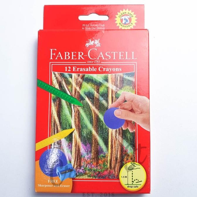 

Sale Faber Castell Erasable Crayon 12