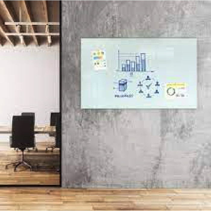 

Glassboard 8mm Papan Tulis Kaca Gantung Whiteboard Custom Tebal 8 mm