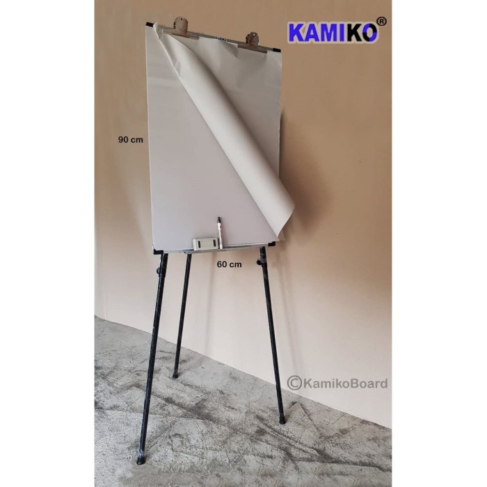 

Kamiko Flipchart uk 60 x 90 Spidol Hapusan Kertas Koran