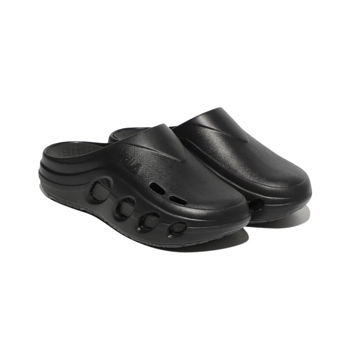 FILA Sandal Pria Bubble Foam Clog- All Black
