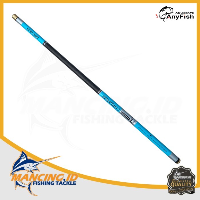 Fishing Rod Anyfish SPARTAN New Carbon Kuat & Sensitive Joran Pancing Tegek