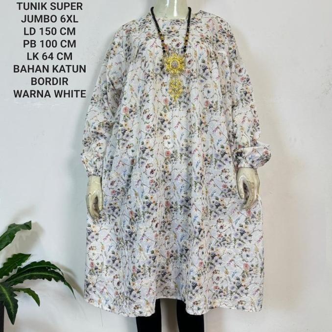 Promo Tunik Atasan Super Jumbo Ld 150 Cm Koleksi Terbaru