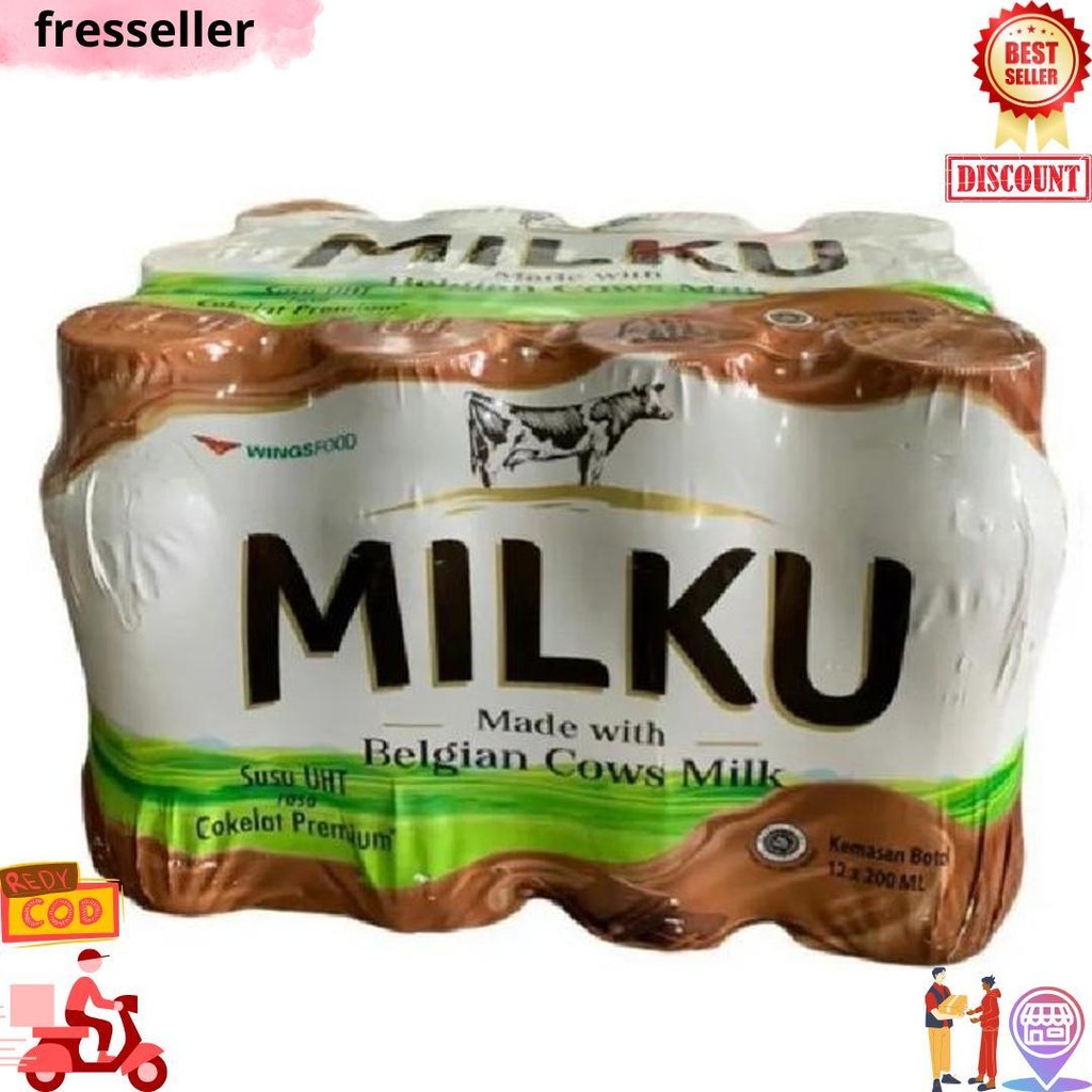 

Milku Bal Isi 12 X 200Ml Susu Uht Cokelat Strawberry Original Belgian Cow Coklat Stroberi Minuman Cemilan Anak Sehat Grosir Murah Wingsfood Botol Parcel Hampers Parsel Box Karton Ball D Terlaris