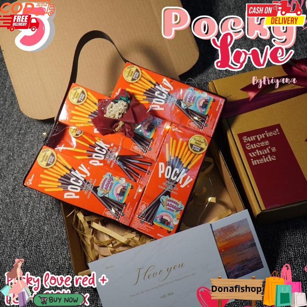 

Pocky Love Hampers Snack Box Kado Ulang Tahun Pacar Kado Valentine Gift Box Hampers Coklat Premium Hadiah Boneka Wisuda Anniversary Sempro Sahabat Hadiah Unik Cewek Cowok D Sale