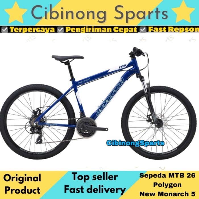 Sepeda Gunung MTB 26 Polygon Monarch 5 Alloy Alluminium New