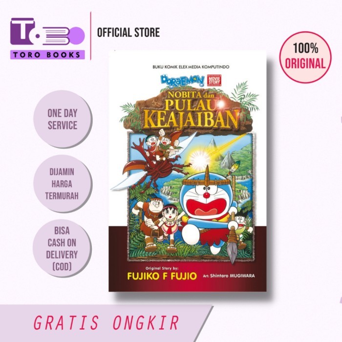 TERLARIS KOMIK DORAEMON MOVIE STORY: NOBITA DAN PULAU KEAJAIBAN MURAH!!! MURAH