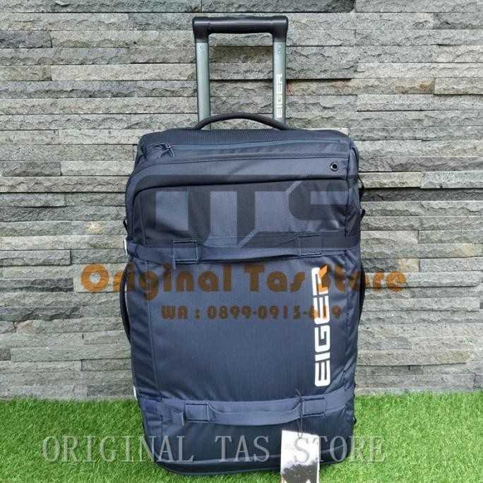 Koper Troli Eiger 910005597 X-Cyprus Xtra 60L Wheeled Duffle Bag Navy