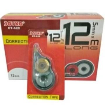 

Joyko Correction Tape 12 Meter Per Lusin