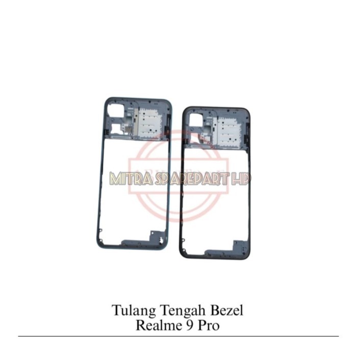 BEZEL BEZZEL TUTUP MESIN TULANG SAMPING REALME 9 PRO